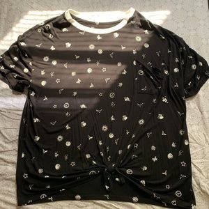 Black and White shirt